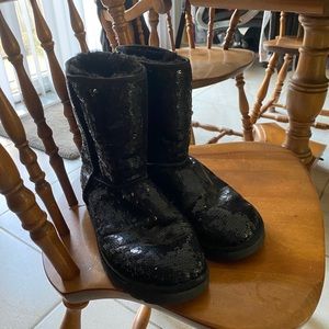 Sequin Uggs sz 9